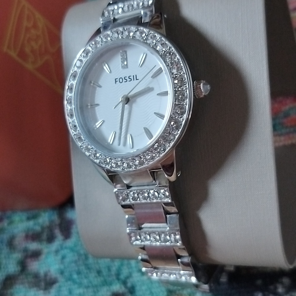 Fossil Jesse Watch With Fossil Metal Tin Box New - image 3